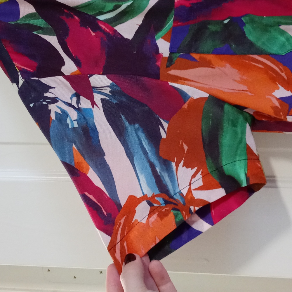 🦜Mr. Turk🦜 - Multicolor Abstract Print S/S Button Down Shirt - Picture 7 of 14